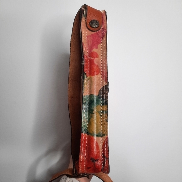 Patricia Nash Venezia Floral Leather Crossbody Bag - Picture 6 of 8